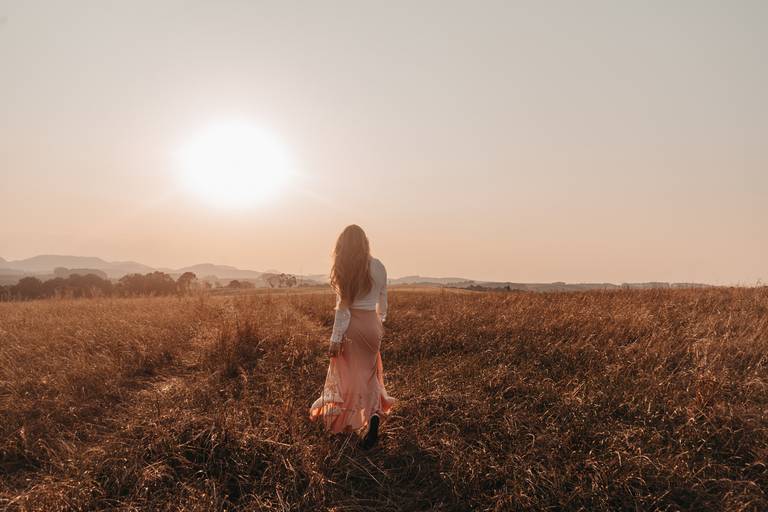 Ensaio feminino liberdade delicado