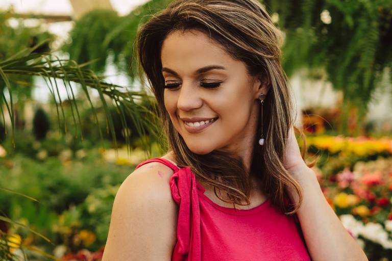 ensaio na floricultura