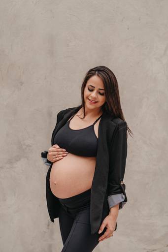 Ensaio gestante moderno