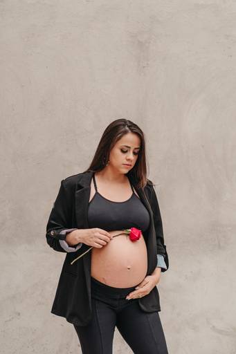 Ensaio gestante moderno