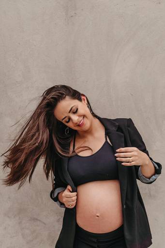 Ensaio gestante moderno