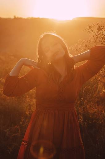 Ensaio individual pôr do sol