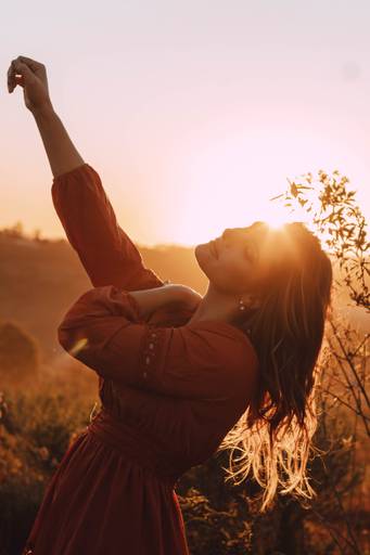 Ensaio individual pôr do sol