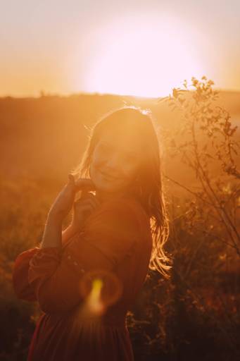 Ensaio individual pôr do sol