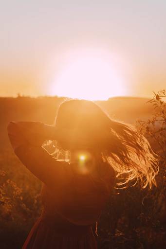 Ensaio individual pôr do sol