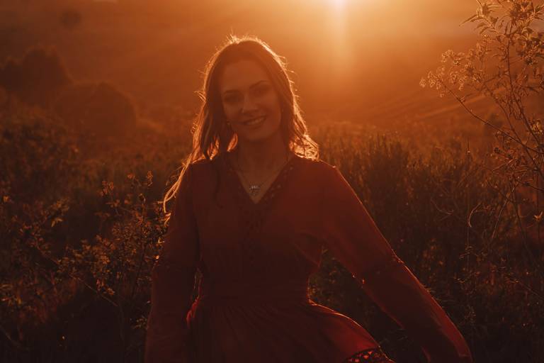 Ensaio individual pôr do sol