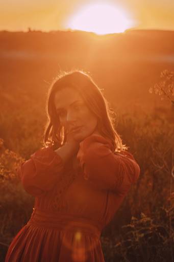 Ensaio individual pôr do sol