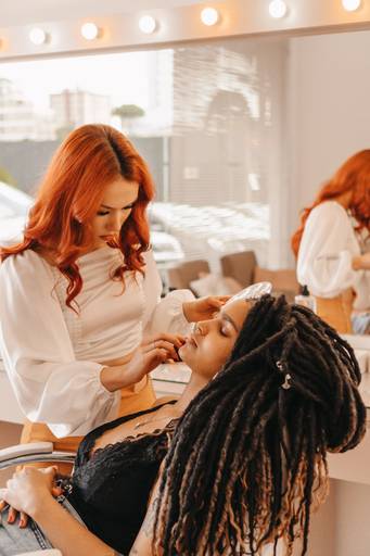 foto corporativa maquiadora