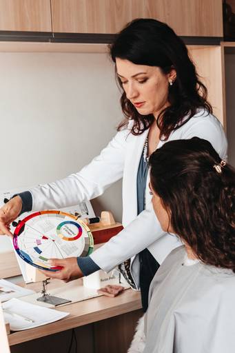 Ensaio de marca coloração pessoal