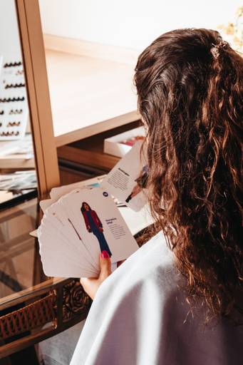 Ensaio de marca coloração pessoal