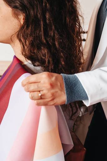 Ensaio de marca coloração 