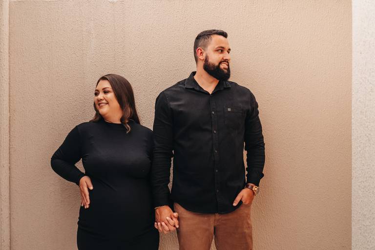 foto de gestante moderno e delicado