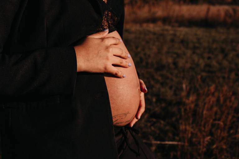 ensaio gestante moderno