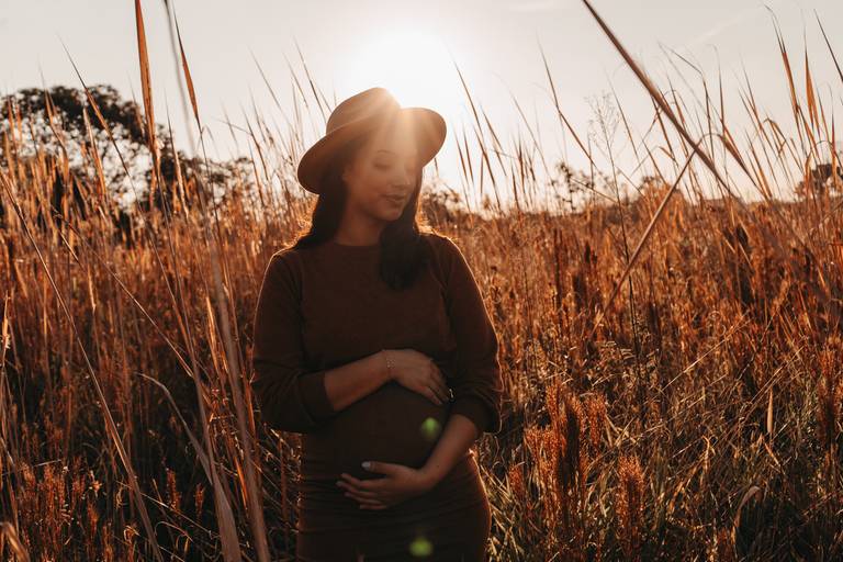 ensaio gestante moderno