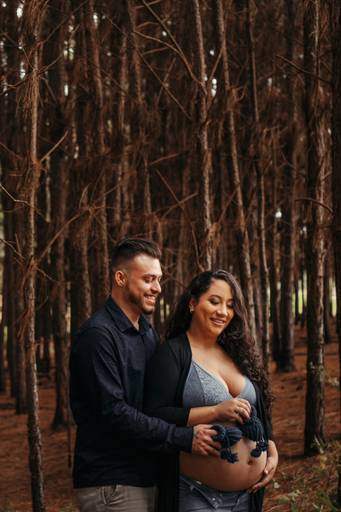 foto de gestante natureza