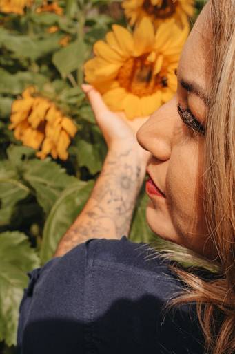 Ensaio girassol feminino