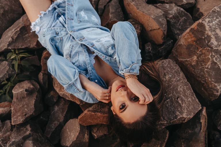 foto feminina urbana