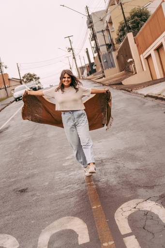 foto feminina na rua