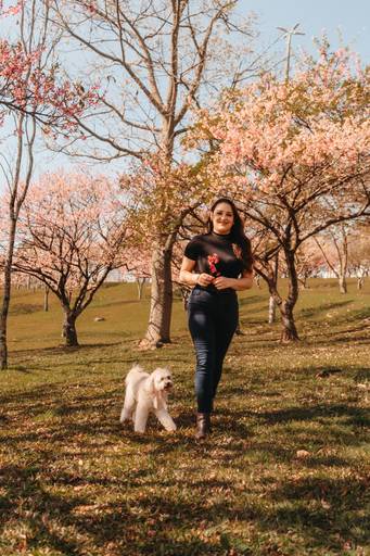 ensaio coom cachorro