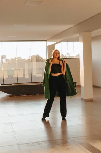 foto interna com por do sol