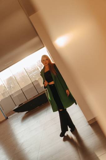 foto interna com por do sol