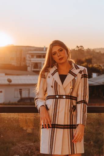 foto interna com por do sol