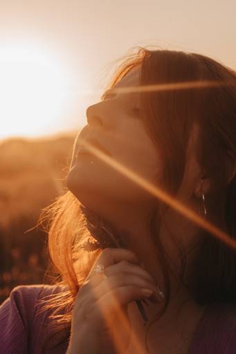 campo de lavanda: ensaio feminino