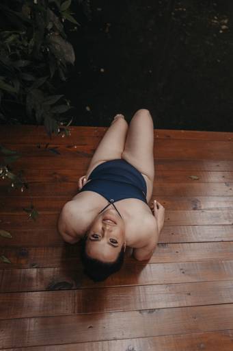 ensaio casual feminin intimista