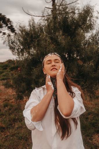 ensaio feminino de arte