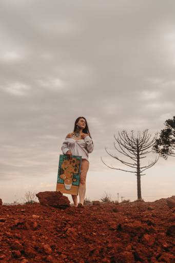 ensaio feminino de arte