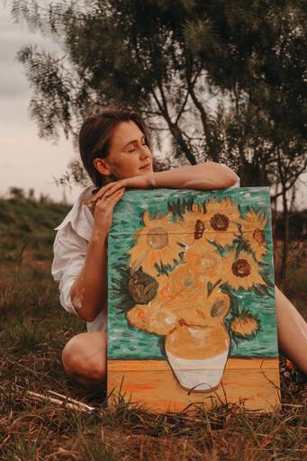 ensaio feminino de arte