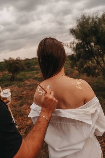 ensaio feminino de arte