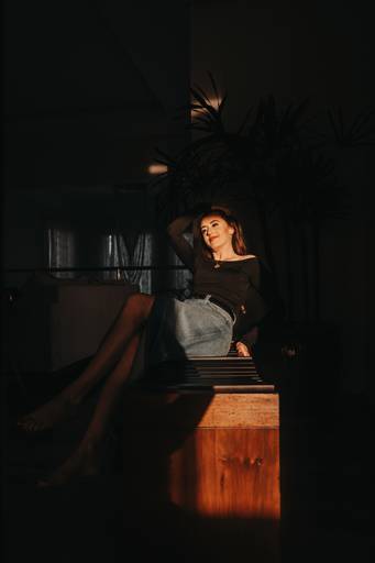 Ensaio feminino em casa 