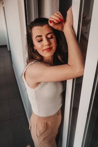 Ensaio feminino em casa 