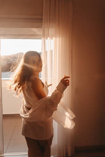 Ensaio feminino em casa 