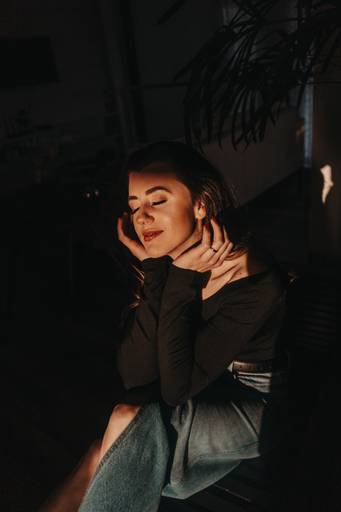 Ensaio feminino em casa 