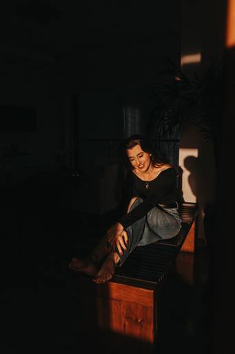 Ensaio feminino em casa 