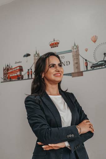 foto para escola de inglês