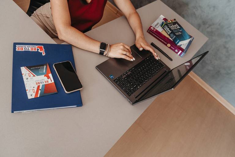 foto para escola de inglês