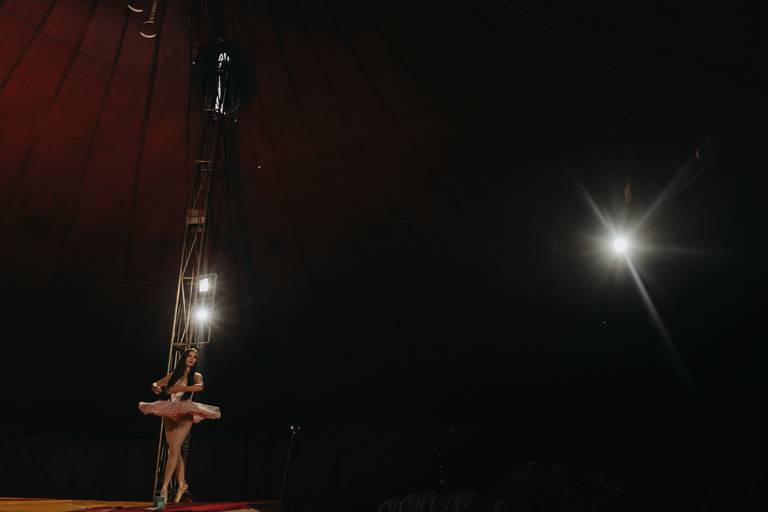 ensaio fotografico feminino no circo