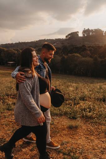 ensaio de gestante natureza