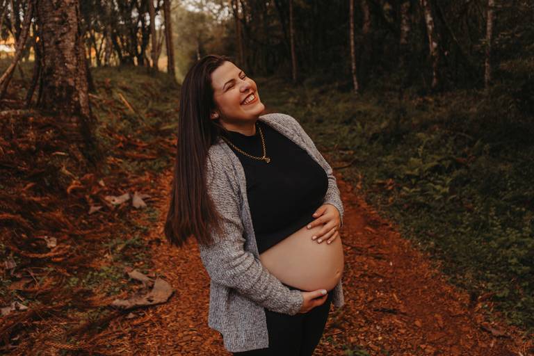 ensaio de gestante natureza