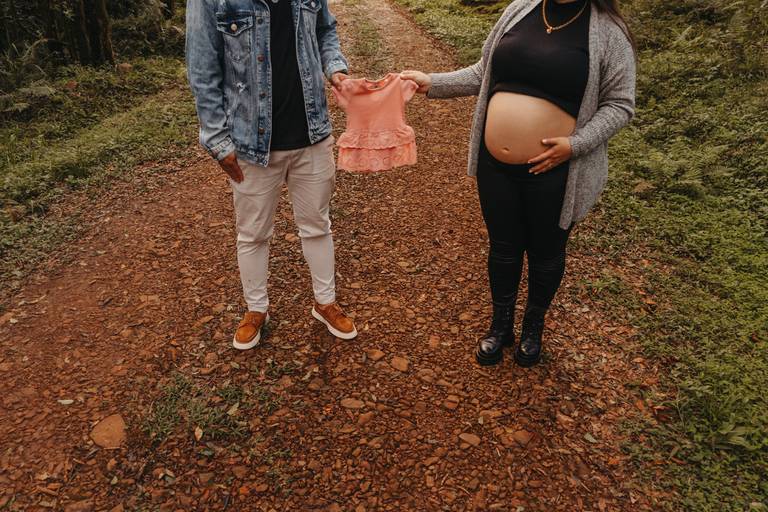 ensaio de gestante natureza