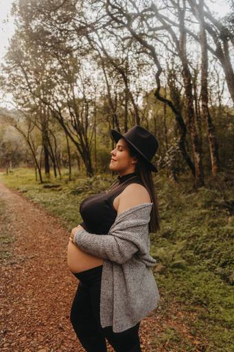 ensaio de gestante natureza