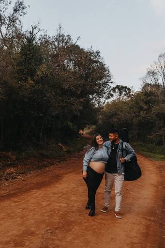 ensaio de gestante natureza