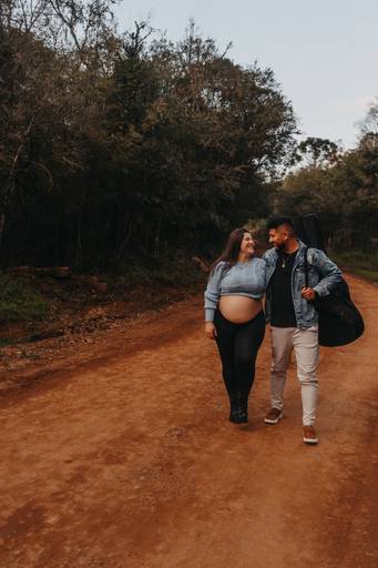 ensaio de gestante natureza