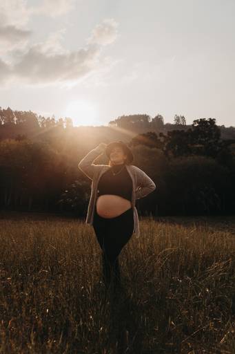 ensaio de gestante natureza