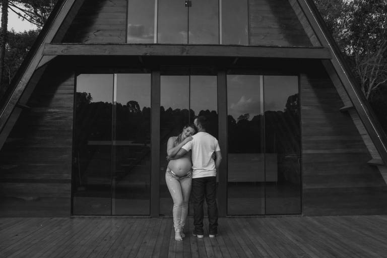 ensaio chalé de gestante 