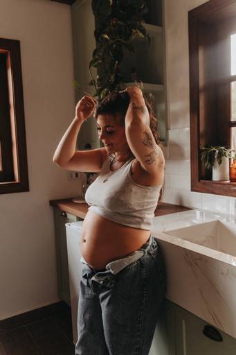 ensaio gestaensaio gestante cozinha nte casa