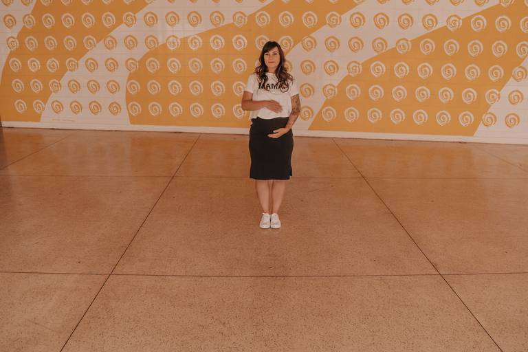 foto gestante no mon